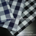 Polyester And Cotton Blended Checks Fabric 